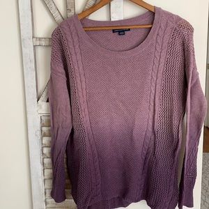 Ombré Purple Sweater